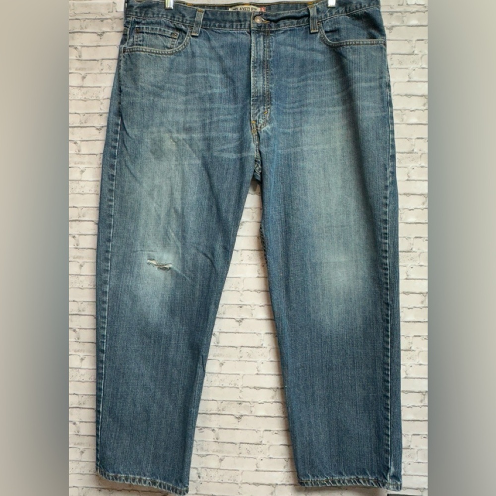 Levi's 550 Relaxed Fit Mens Jeans Distressed Relaxed Fit 44 X 29
